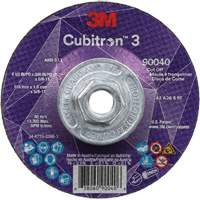 Meule &agrave; tronçonner Cubitron 3, 4-1/2" x 0,045", Arbre de 5/8"-11, Type T27, C&eacute;ramique, 13 300 Tr/min Pronet Distribution