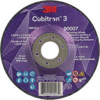 Meule a moyeu d&eacute;port&eacute; Cubitron 3, 5" x 1/4", Arbre 7/8", C&eacute;ramique, Type T27 Pronet Distribution