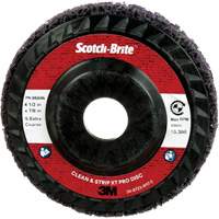 Disque Clean and Strip XT Pro XO-DC Scotch-Brite, 4-1/2" dia., Grain Extra grossier, Carbure de silicium Pronet Distribution