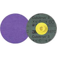 Cubitron 3 Roloc Fibre Disc, 4" Dia., 80+ Grit, Ceramic Pronet Distribution