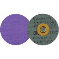 Cubitron 3 Roloc Fibre Disc, 3" Dia., 80+ Grit, Ceramic Pronet Distribution