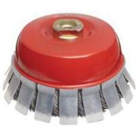 Brosse-boisseau &agrave; fils nou&eacute;s avec protecteur, 2-3/4" dia. x 5/8"-11 arbre Pronet Distribution