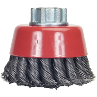 Brosse-boisseau &agrave; fils nou&eacute;s, 4" dia. x 5/8"-11 arbre Pronet Distribution
