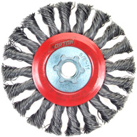 Bosses &agrave; fils nou&eacute;s standards, Dia. 4-1/2", Fils 0,02", Arbre 5/8"-11, Acier Pronet Distribution