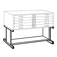 High Base for Steel Plan File Cabinet Pronet Distribution