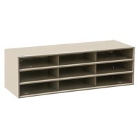 Organisateurs de donn&eacute;es, Stationnaire, 15 fentes, Acier, 33-3/4" la x 11 5/8" p x 17 3/4" h Pronet Distribution