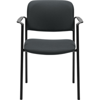 Chaises empilables, Tissu, Hauteur 32", Capacit&eacute; 300 lb, Charbon Pronet Distribution