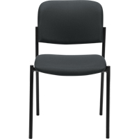 Chaises sans accoudoirs empilables, Tissu, Hauteur 32", Capacit&eacute; 300 lb, Charbon Pronet Distribution