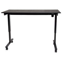 Bureau ajustable pour travail debout, , 45-1/4" h x 29-1/2" p, Noir Pronet Distribution