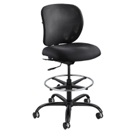Tabouret robuste Vue, Nylon, Noir, Capacit&eacute; 350 lb Pronet Distribution