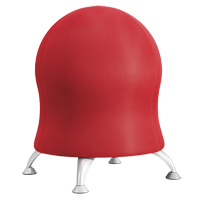 Chaise sph&eacute;rique Zenergy, Tissu, Rouge, Capacit&eacute; 250 lb Pronet Distribution