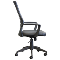 Activ A-128 Office Chair, Polyurethane, Black, 275 lbs. Capacity Pronet Distribution