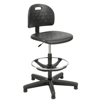 Tabouret Soft Tough, Stationnaire, Ajustable, , Polyur&eacute;thane Si&egrave;ge, Noir Pronet Distribution