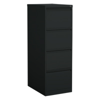 Classeur vertical, Acier, 4 tiroirs, 18-1/7" la x 25" p x 52" h, Noir Pronet Distribution