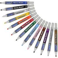 Brite-Mark&reg; Medium Paint Marker, Liquid, White Pronet Distribution