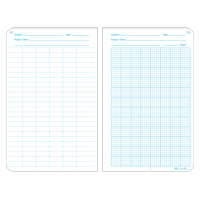 Livre reli&eacute;, Couverture rigide, Jaune, 160 Pages, 4-5/8" , 7-1/4"  Pronet Distribution