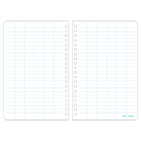 Carnet de notes de poche &agrave; spirale lat&eacute;rale, Couverture souple, Jaune, 64 Pages, 4-5/8" , 7"  Pronet Distribution