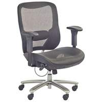 Chaise &eacute;conomique pour personnes de taille forte ou grandes, Mailles, Noir, Capacit&eacute; 450 lb Pronet Distribution