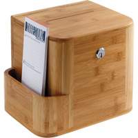 Boîte &agrave; suggestions en bambou Pronet Distribution