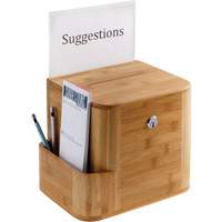 Boîte &agrave; suggestions en bambou Pronet Distribution
