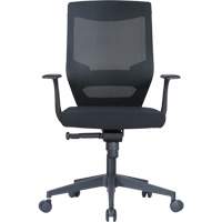 Activ Series Synchro-Tilt Office Chair, Fabric/Mesh, Black, 275 lbs. Capacity Pronet Distribution