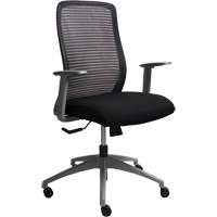 Era Series Adjustable Office Chair, Fabric/Mesh, Black, 275 lbs. Capacity Pronet Distribution