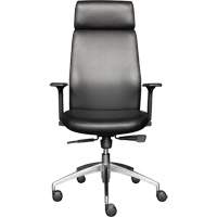 Activ Series High Back Executive Chair, Polyurethane/Vinyl, Black, 275 lbs. Capacity Pronet Distribution