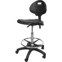 Heavy-Duty Ergonomic Stool, Mobile, Adjustable Height, 250 lbs. Capacity Pronet Distribution