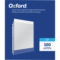 Pochettes prot&egrave;ge-documents anti&eacute;blouissantes gros calibre Oxford Pronet Distribution