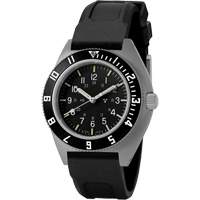 Montre Steel Navigator sur ensemble bracelet en caoutchouc noir de trois morceaux, Num&eacute;rique, &agrave; piles, 41 mm, Noir Pronet Distribution
