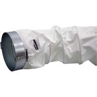 White 12" x 12' Distribution Ducting Kit, Adapter & Clamp Pronet Distribution