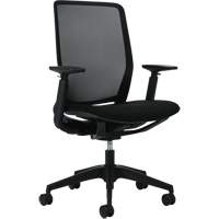 Kody High-Back Synchro-Tilter Chair, Mesh, Black, 300 lbs. Capacity Pronet Distribution
