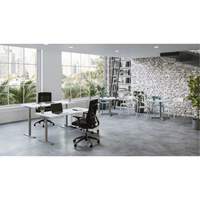 Table rectangulaire &agrave; hauteur r&eacute;glable Newland Pronet Distribution