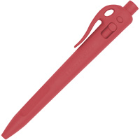 Stylo &agrave; bille d&eacute;tectable avec agrafe, Rouge, 1 mm, R&eacute;tractable Pronet Distribution