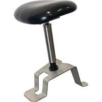 Tabouret assis-debout TA200, Vinyle, Noir, Capacit&eacute; 280 lb Pronet Distribution