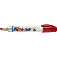 Dura-Ink&reg; Markers - #25 Felt-Tip, Chisel, Red Pronet Distribution
