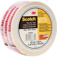 Scotch&reg; 3775 Box Sealing Tape with Message, Hot Melt Adhesive, 2 mils, 48 mm (1-22/25") x 100 m (328') Pronet Distribution