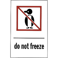 &eacute;tiquettes pour traitement sp&eacute;cial Do Not Freeze, 6" lo x 4" la, Rouge/blanc Pronet Distribution