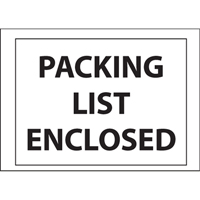 Packing List Envelopes, 4" L x 5" W, Backloading Style Pronet Distribution