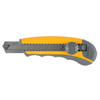 Couteau ATK900, 18 mm, Acier au carbone, Robuste, Prise en Plastique Pronet Distribution