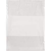 White Block Poly Bags, Reclosable, 15" x 12", 2 mils Pronet Distribution