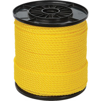 1/4" Yellow Twisted 3-Strand Rope, Polypropylene, 550' Pronet Distribution