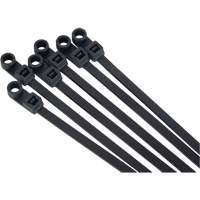 Screw-In Cable Tie, 8" Long, 50 lbs. Tensile Strength, Black Pronet Distribution