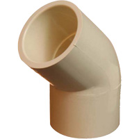 Flowguard Gold&reg; 45° Elbow Fitting, Standard, CPVC, 1/2" Pronet Distribution