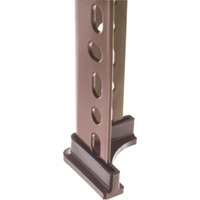 Accessoires pour corni&egrave;res perfor&eacute;es - Pied en plastique (montant simple) Pronet Distribution