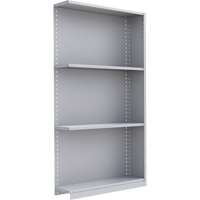 &eacute;l&eacute;ment de rayonnage Interlok, Acier, Sans boulons, Capacit&eacute; 450 lb, 48" la x 88" h x 24" p Pronet Distribution