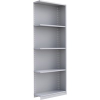 Interlok Shelving Unit, Steel, Boltless, 800 lbs. Capacity, 36" W x 100" H x 24" D Pronet Distribution