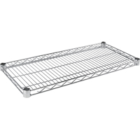 Tablette en treillis pour &eacute;tag&egrave;re robuste en treillis chromat&eacute;, 30" la x 14" p, Capacit&eacute; de 800 lb Pronet Distribution