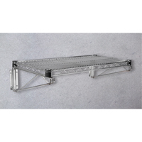 Tablette en treillis pour &eacute;tag&egrave;re robuste en treillis chromat&eacute;, 30" la x 14" p, Capacit&eacute; de 800 lb Pronet Distribution