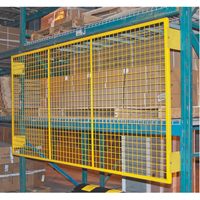 Grilles de protection arri&egrave;re pour palettier, 144" la x 48" h, Ferrures de 6" Pronet Distribution